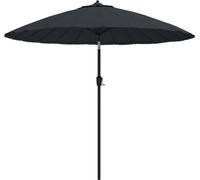 vidaXL Parasol avec mât en aluminium 270 cm noir