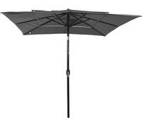 vidaXL Parasol 3 couches avec mât en aluminium Anthracite 2,5x2,5 m