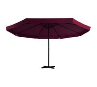 vidaXL Parasol avec mât en aluminium 500 cm rouge bordeaux