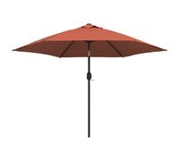 vidaXL Parasol avec mât métallique 300 cm Terracota
