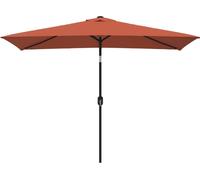 vidaXL Parasol avec mât métallique 300x200 cm Terracota
