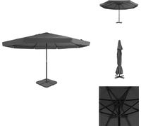 vidaXL Parasol avec pied Anthracite - Parasols & ombrelles