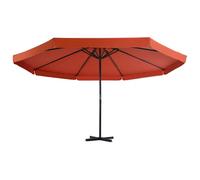 vidaXL Parasol avec pied de parasol portable Terracota