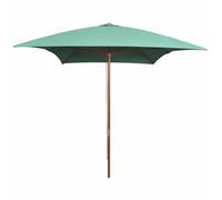 vidaXL Parasol 200x300 cm mât en bois vert