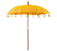vidaXL Parasol balinais Jaune 215 x 215 x 260 cm