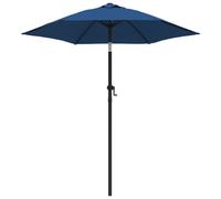 vidaXL Parasol bleu 200 x 224 cm aluminium