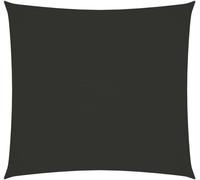 vidaXL Voile d'ombrage Tissu Oxford Carré 6x6 m Anthracite