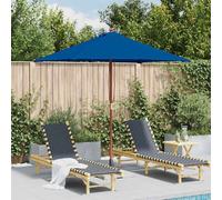 vidaXL Parasol de jardin 150x200 cm Bleu