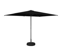 Vidaxl Parasol De Jardin 200 X 300 Cm Polyester Rectangulaire Noir
