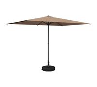 Vidaxl Parasol De Jardin 200 X 300 Cm Polyester Rectangulaire Taupe