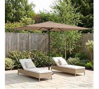 vidaXL, parasol de jardin, 200 x 300 cm, polyester, rectangulaire, couleur taupe