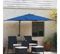 vidaXL Parasol de jardin bleu azur 248,5 x 247,5 x 160 cm
