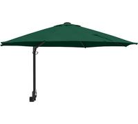 vidaXL, parasol de jardin, 248 x 248 x 148 cm, polyester et acier, vert