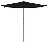 vidaXL, parasol de jardin, 270 x 270 cm, polyester, forme rectangulaire, noir