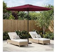 Parasol de jardin vidaXL 270 x 270 cm en polyester, à angle droit