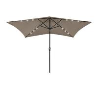 vidaXL Parasol de jardin 2x3 m - Taupe