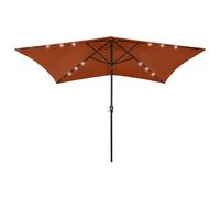 vidaXL Parasol de jardin - 2x3 m - Terre cuite