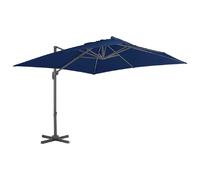 vidaXL Parasol de jardin 300x300 cm Bleu Azur