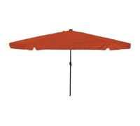 vidaXL Parasol de Jardin 395 x 395 x 245 cm Polyester Rond Terre Cuite | Se règle facilement pour bien se protéger du soleil, Polyester anti-UV et métal qui ne rouille pas,