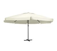 vidaXL Parasol de Jardin 600 cm - Blanc Sable