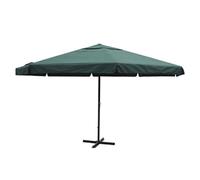 vidaXL Parasol de jardin Aluminium 500 cm Vert