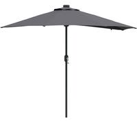 vidaXL Parasol de jardin anthracite 294 x 150 x 223 cm