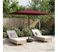 Parasol de jardin vidaXL avec pied, 200 x 300 cm, polyester, rectangulaire