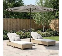 vidaXL Parasol de jardin avec base 270 x 270 cm Polyester