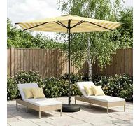 vidaXL Parasol de jardin avec base 270 x 270 cm Polyester