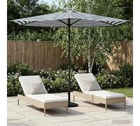 vidaXL Parasol de jardin avec base 270 x 270 cm Polyester
