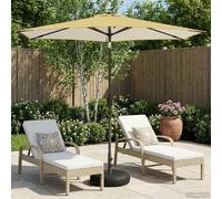 vidaXL Parasol de jardin avec lumières LED et base 270 x 270 cm