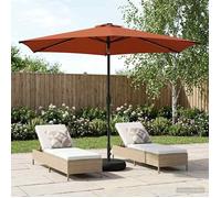vidaXL Parasol de jardin avec lumières LED et base 300 x 300 cm 42036270