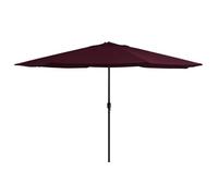 vidaXL Parasol de Jardin avec Mât en Métal, Pare-soleil de Patio, Abri de Soleil, Parasol de Terrasse Arrière-cour 47382