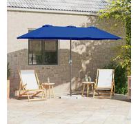 vidaXL Parasol de jardin Azur 370 x 197 x 239 cm