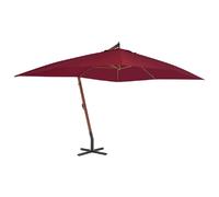 Vidaxl Parasol de jardin Bordeaux Bois