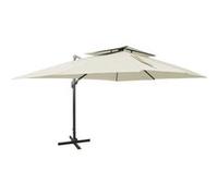 vidaXL Parasol de jardin ampli avec aération 400x300 cm Sable