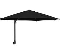 vidaXL Parasol de jardin noir 248 x 248 x 148 cm
