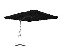vidaXL Parasol de Jardin Noir 250 cm