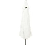 vidaXL Parasol de jardin sable 394 x 394 x 248 cm polyester et acier