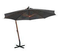 vidaXL Parasol de jardin suspendu Anthracite