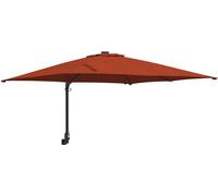 vidaXL Parasol de jardin terre cuite 248,5 x 247,5 x 160 cm