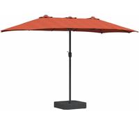 vidaXL Parasol de jardin terre cuite 385 x 209 x 244 cm