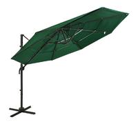 vidaXL Parasol de jardin Vert