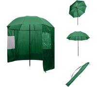 vidaXL Parasol de pêche Vert 240x210 cm - Parasols & ombrelles