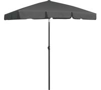 vidaXL Parasol de plage anthracite 180x120 cm