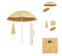 vidaXL Parasol de plage Nature 240 cm Hawaii Style - Parasols & ombrelles