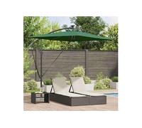 vidaXL Parasol vert 294 x 200 x 270 cm Polyester et aluminium