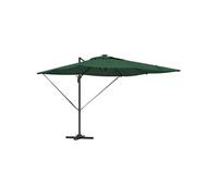 Parasol vidaXL vert 286 x 284 x 270 cm en aluminium et polyester