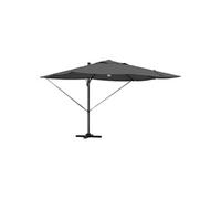 Vidaxl Parasol déporté rectangulaire - Toile polyester - Mat aluminium - Gris - 352x251 cm
