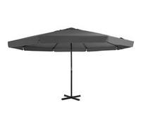 vidaXL Parasol d'Extérieur avec Mât en Aluminium, Pare-soleil de Patio, Abri de Soleil, Parasol de Jardin Terrasse, 500 cm 44474 Gris G